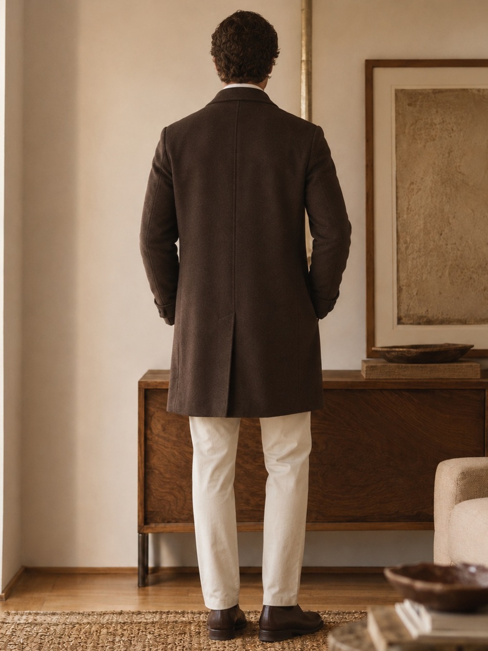 DHALISHAN RARE Authentic 1960’s Vintage Collectible 100% Cashmere Coat, Large - Picture 3 of 7
